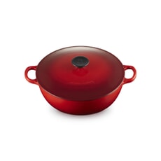 Le Creuset Cast Iron 26cm Soup Pot Casserole Cerise