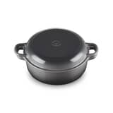 Le Creuset Cast Iron 26cm Shallow Casserole Flint
