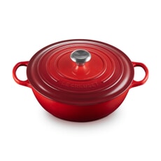 Le Creuset Signature Cast Iron 28cm Soup Pot Casserole Cerise