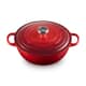 Le Creuset Signature Cast Iron 28cm Soup Pot Casserole Cerise