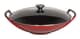 Le Creuset Cast Iron Wok with Glass Lid Cerise