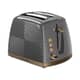 Russell Hobbs Groove 2-Slice Toaster Grey