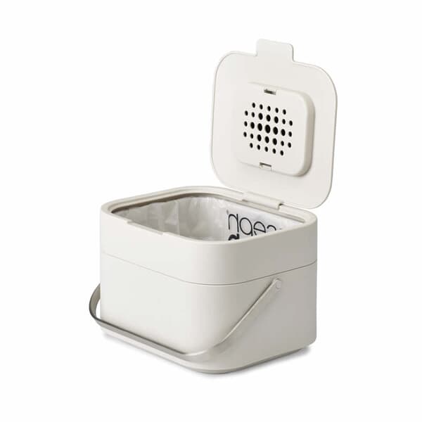 Joseph Joseph Stack 4 Food Waste Caddy - Stone