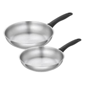 Kuhn Rikon Classic Frying Pan Set uncoated 24cm and 28cm