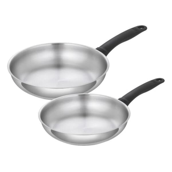Kuhn Rikon Classic Frying Pan Set uncoated 24cm and 28cm