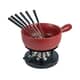 Kuhn Rikon Cheese Fondue Set Classic Red 23cm