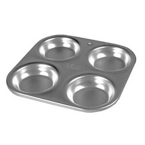 Anodised Bakeware 4 Cup Yorkshire Pudding Tray