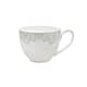 Denby Monsoon Filigree Silver Teacup