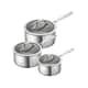 Kuhn Rikon Allround 3 Piece Saucepan Set