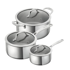 Kuhn Rikon Allround 3 Piece Saucepan And Casserole Set