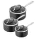Kuhn Rikon Easy Pro Saucepan Set With Glass Lids 16/18/20cm