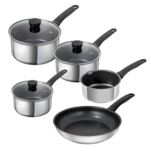 Kuhn Rikon Classic Induction Cookware 5pc Pan Set