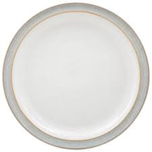 Denby Elements Light Grey Dinner Plate