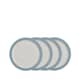 Denby Elements Blue 4 Piece Medium Plate Set