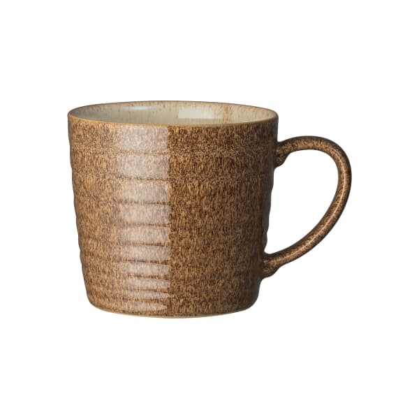 Denby Studio Craft Birch/Chestnut Ridged Mug