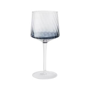 Denby Fluted Imperial Blue Gin Glass Set Of 2