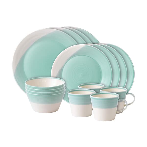 Royal Doulton 1815 Aqua 16 Piece Set