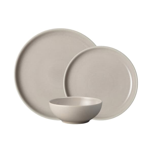 Denby Intro Warm Taupe 12 Piece Boxed Set