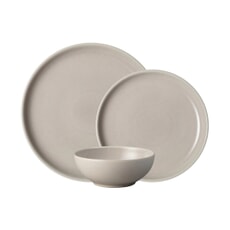 Denby Intro Warm Taupe 12 Piece Boxed Set