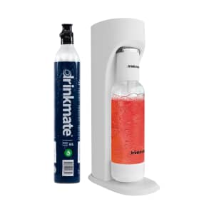 Drinkmate OmniFizz Sparkling Water and Soda Maker With 1x CO2 - Classic Wht