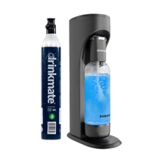 Drinkmate OmniFizz Sparkling Water and Soda Maker With 1x CO2 - Matte Blk