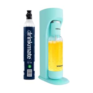 Drinkmate OmniFizz Sparkling Water and Soda Maker With 1x CO2 - Arctic Blue