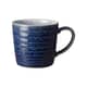 Denby Studio Blue Cobalt/Pebble Ridged Mug