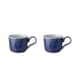 Denby Studio Blue Cobalt Brew Espresso Cup Set Of 2