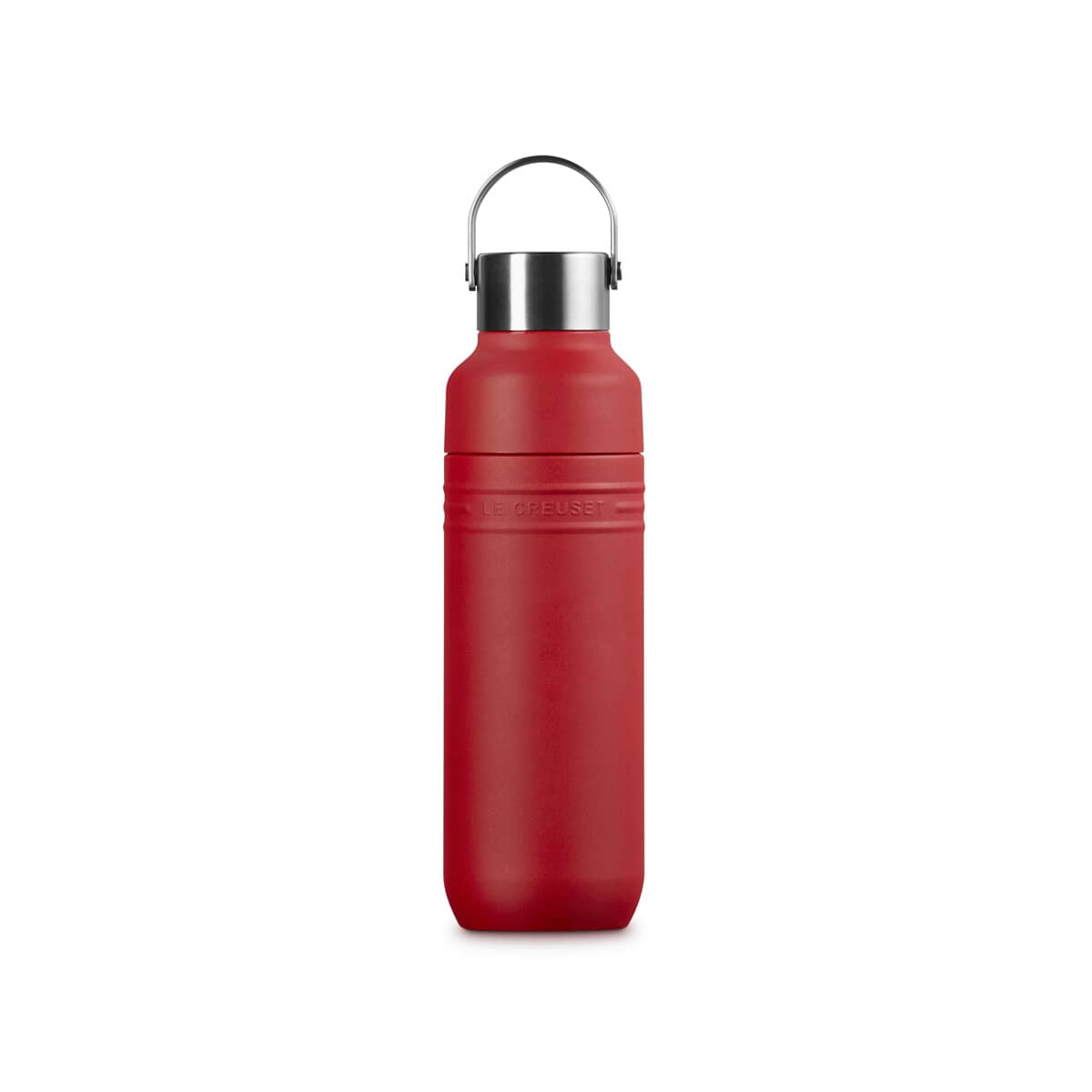 Joseph Joseph Loop Isolierflasche 500ml Koralle - Hält Getränke 12h Heiß, 24h Kalt