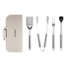 Le Creuset BBQ Set Of 4 Tools And Carry Bag