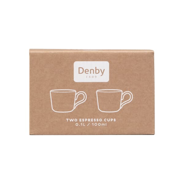 Denby Studio Grey Brew Espresso  Cup Set Of 2