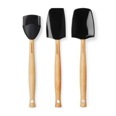Le Creuset Set of 3 Craft Spatulas Black
