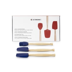 Le Creuset Set Of 3 Craft Spatulas Azure Blue