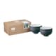 Denby Impression Charcoal Rice Bowl Set Of 4
