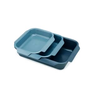 Joseph Joseph Nest Oven Non-stick 3-piece Blue Roasting Tray Set