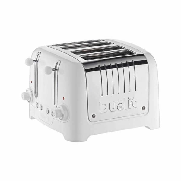 Dualit Lite 4 Slice Toaster White (46203)