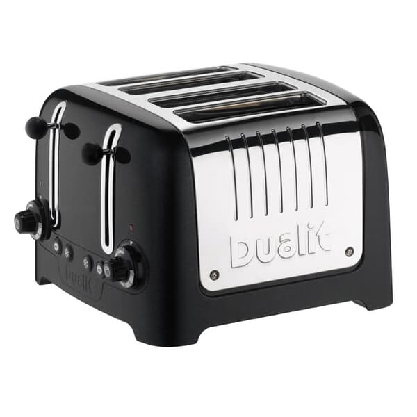 Dualit Lite 4 Slot Toaster Gloss Black 46205