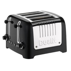 Dualit Lite 4 Slot Toaster Gloss Black 46205