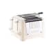 Dualit Lite 4 Slot Toaster With Warming Rack Canvas White