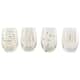 Mikasa Cheers Metallic Gold Set Of 4 Stemless 470 ml Wine Glasses