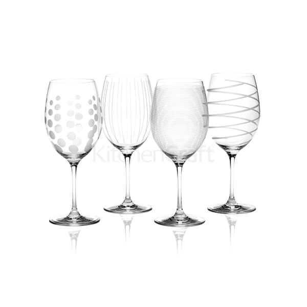 Mikasa Cheers Set Of 4 Red Wine Glasses
