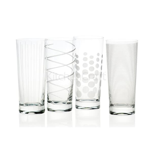 Mikasa Cheers Set Of 4 High Ball Glasses