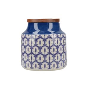 Mikasa Drift Storage Jar Blue