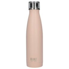 Built 500ml Double Walled Stainless Steel Water Bottle Pale Pink