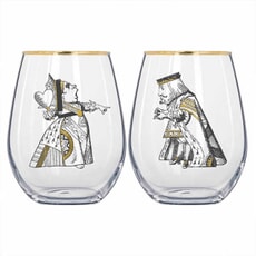 V&A Alice In Wonderland Set of 2 Tumblers