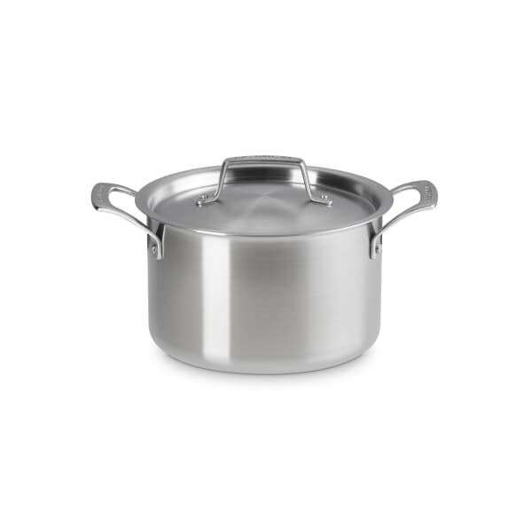 Le Creuset Essential 3-Ply Stainless Steel - 20cm Deep Casserole