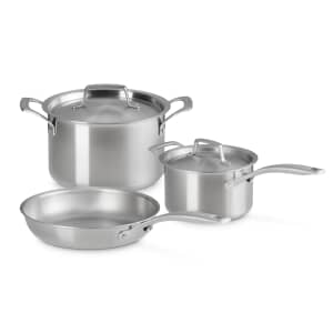 Le Creuset Essential 3-Ply Stainless Steel - 3 Piece Mixed Set