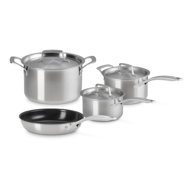 Le Creuset Essential 3-Ply Stainless Steel - 4 Piece Mixed Set