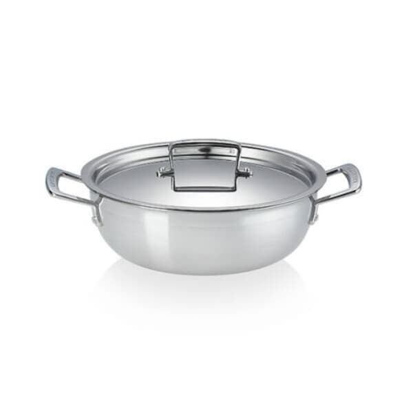 Le Creuset Classic 3-ply Stainless Steel 24cm Non-Stick Chefs Casserole