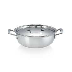 Le Creuset Classic 3-ply Stainless Steel 24cm Non-Stick Chefs Casserole